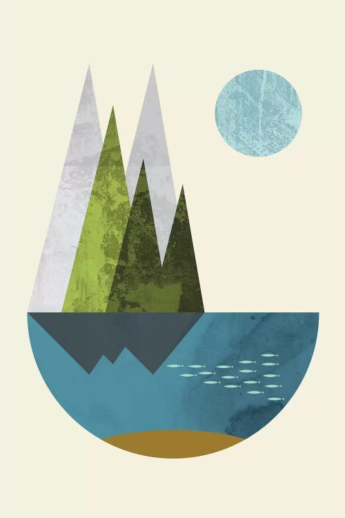 Earth by Flatowl wall art