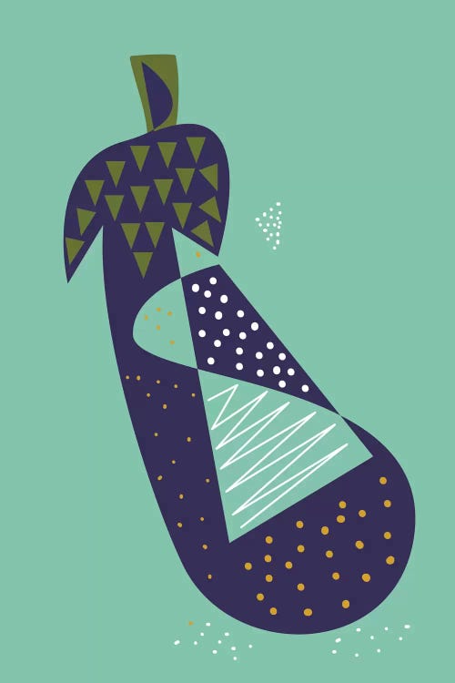 Eggplant by Flatowl wall art