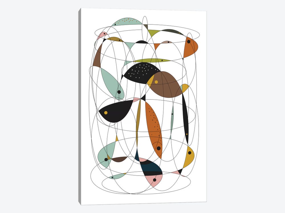 Fishing Net by Flatowl 1-piece Canvas Print