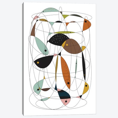 Fishing Net Canvas Print #OWL43} by Flatowl Canvas Wall Art