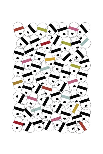 Future Faces by Flatowl multi panel art