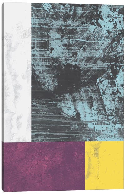 Geometric Grunge I Canvas Art Print - Abstract Shapes & Patterns