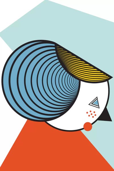 Silhouettes: Geometric Lady by Flatowl