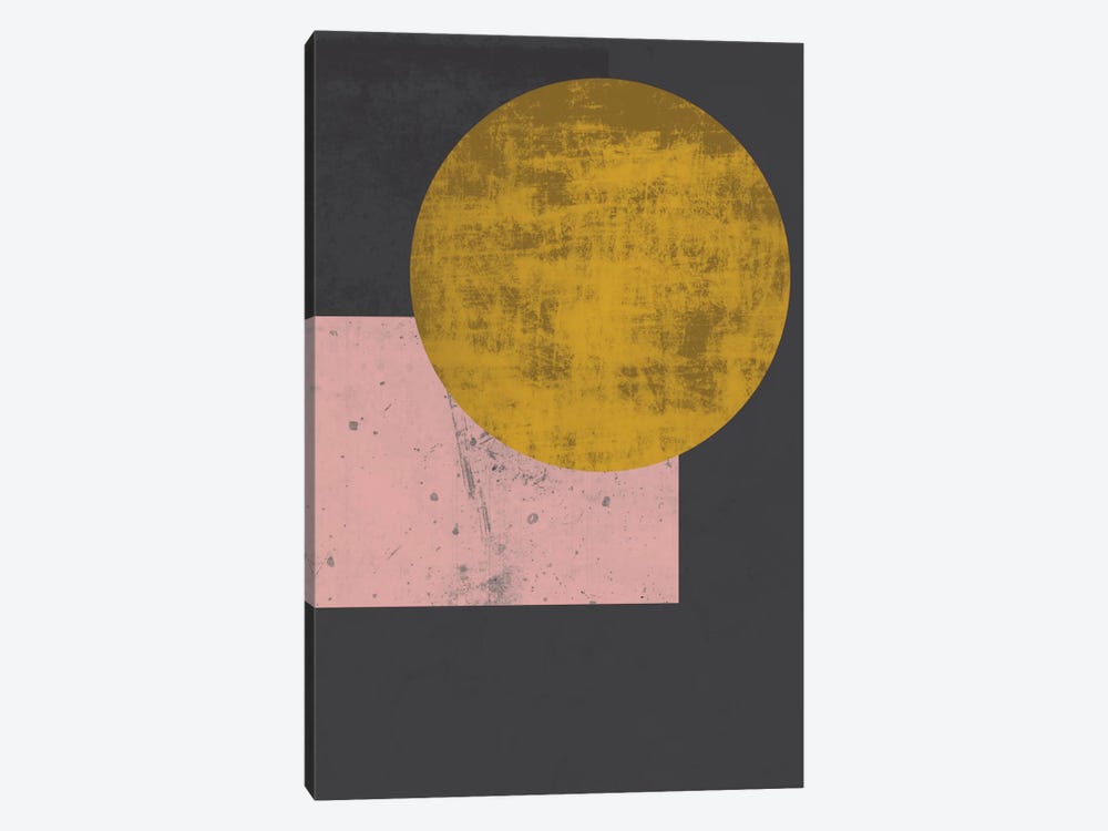 Gold Moon by Flatowl 1-piece Canvas Print