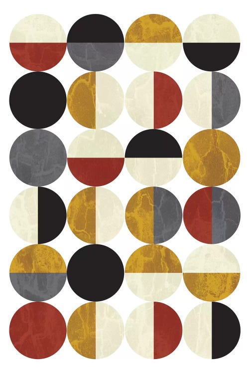 Half Circles by Flatowl wall art