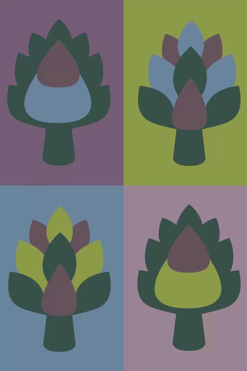 Artichoke by Flatowl wall art