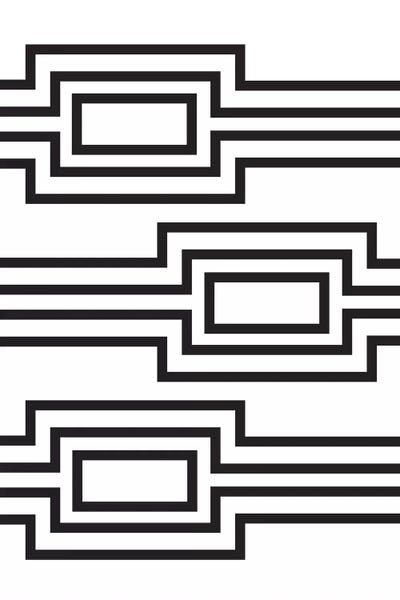 Black & White Patterns: Horizontal Lines by Flatowl