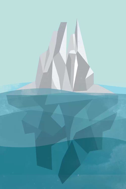 Iceberg by Flatowl wall art