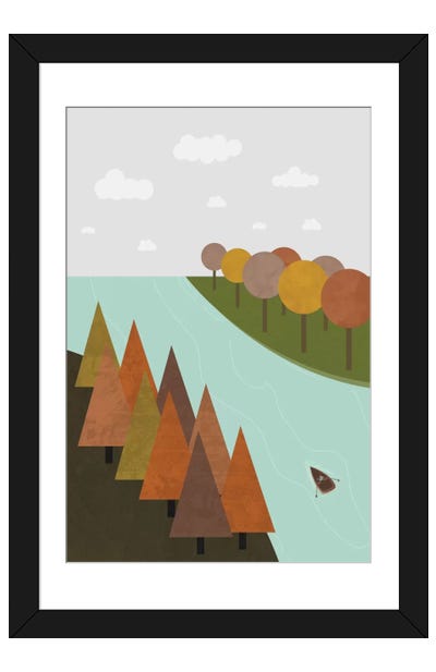 Autumn Paper Art Print - Flatowl