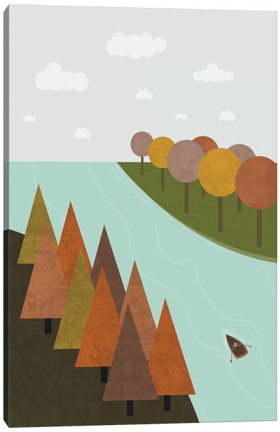 Autumn Canvas Art Print - Flatowl