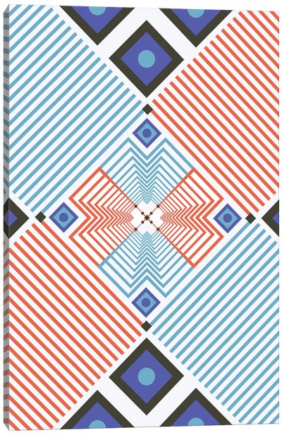 Razzle Dazzle Canvas Art Print - Stripe Patterns