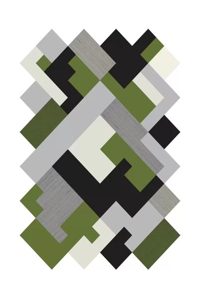 Vintage & Retro Bedroom: Rectangles Org by Flatowl