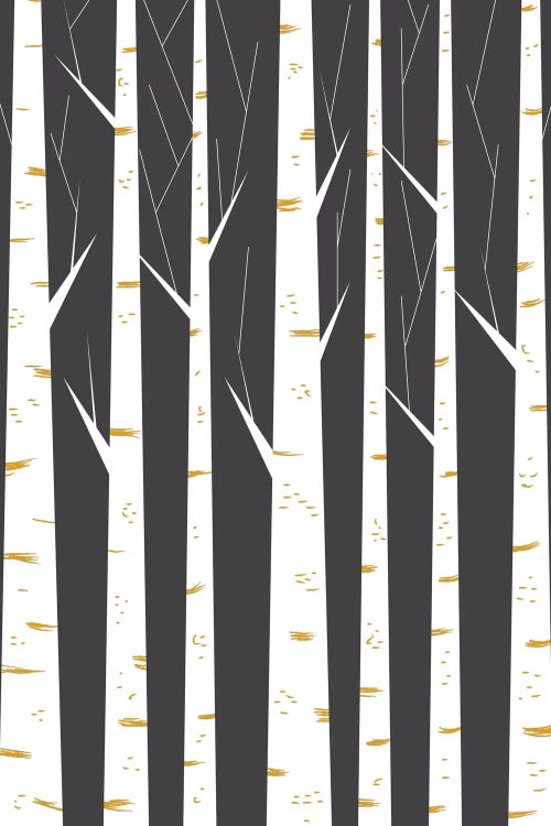 Birch Forest by Flatowl wall art