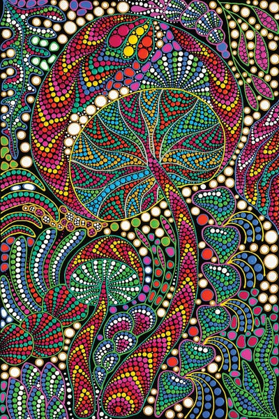 Psychedelic: Mushroom by Oxana Lazari