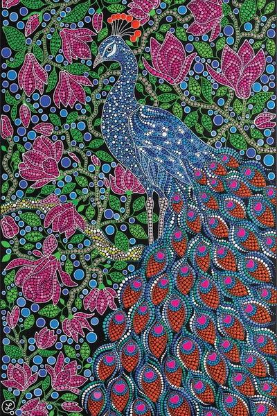 Psychedelic: Peacock by Oxana Lazari