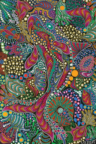 Psychedelic: Big Fish by Oxana Lazari