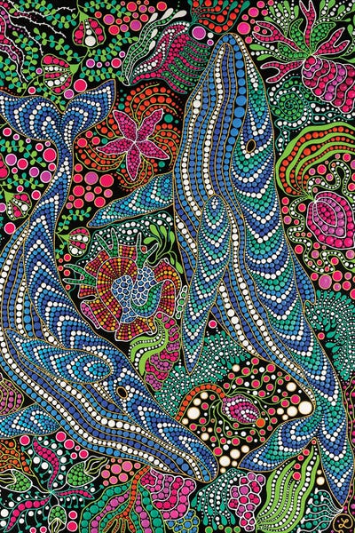 Psychedelic: Whales by Oxana Lazari