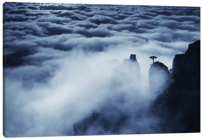 Demerdji Beyond The Clouds Canvas Art Print - Mist & Fog Art