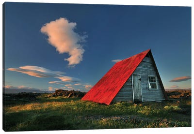 The Red Roof Canvas Art Print - Escapism
