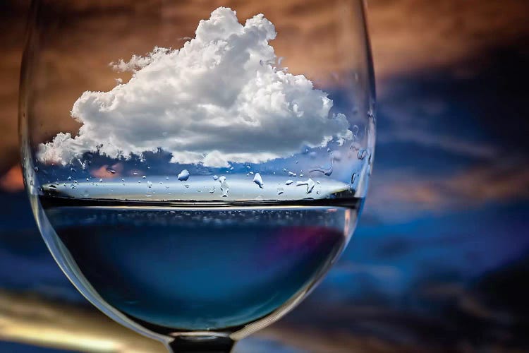 Cloud In A Glass by Chechi Peinado wall art