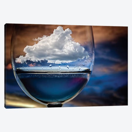Cloud In A Glass Canvas Print #OXM1263} by Chechi Peinado Canvas Wall Art
