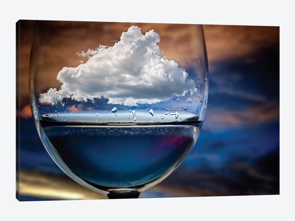 Cloud In A Glass by Chechi Peinado 1-piece Art Print
