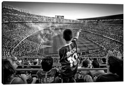 Cathedral Of Football Canvas Art Print - Soccer Art