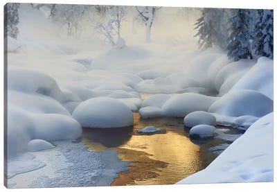 Siberia, -37°C (-35°F) Canvas Art Print - 1x Scenic Photography