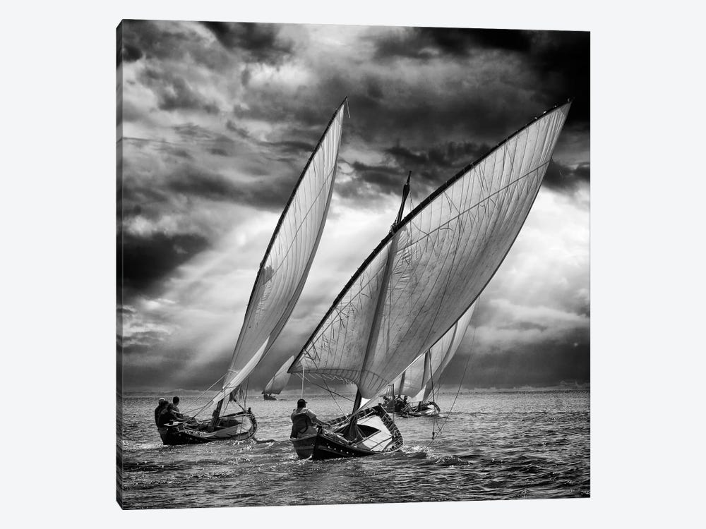 Sailboats And Light by Angel Villalba 1-piece Art Print