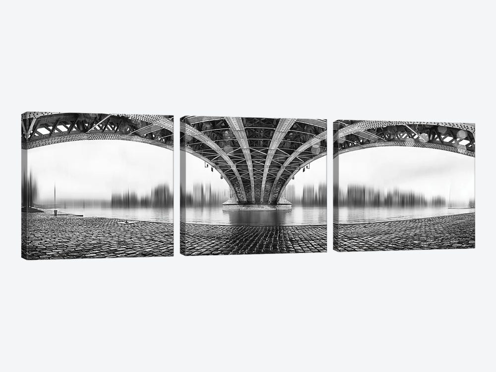 Under The Iron Bridge 3-piece Canvas Print