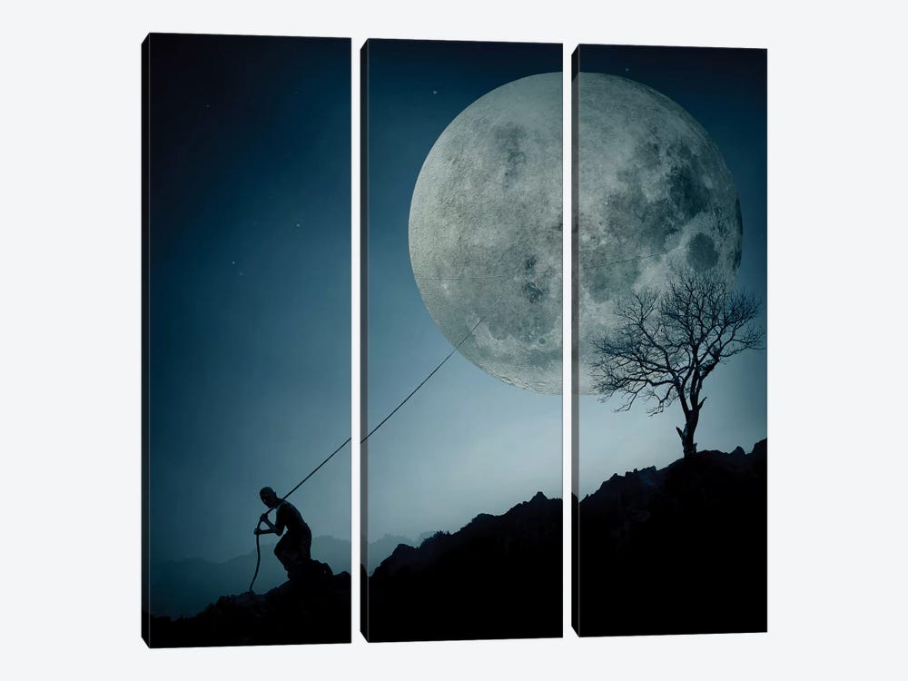 The Dreamer by Final Toto 3-piece Canvas Print