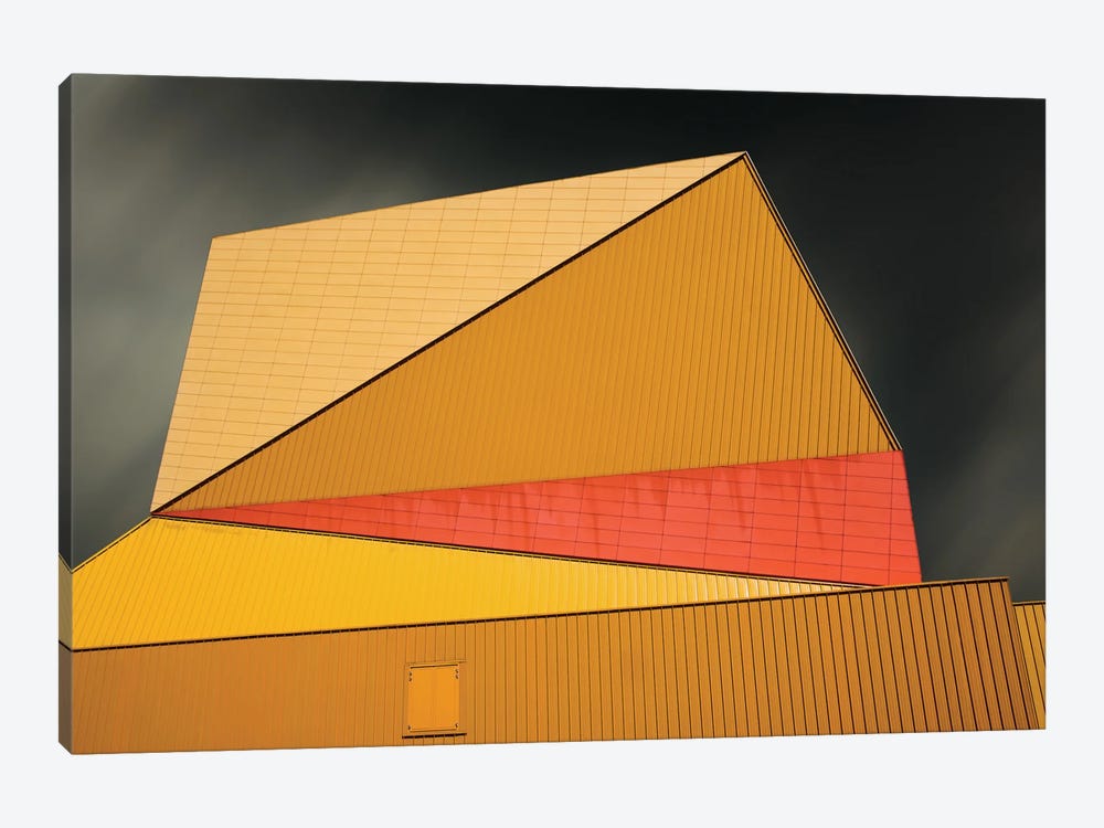 The Yellow Roof by Gilbert Claes 1-piece Canvas Wall Art