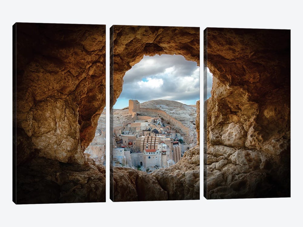 A Hole In The Wall by Ido Meirovich 3-piece Art Print