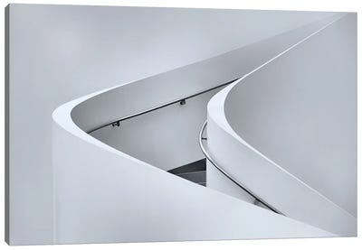 The Curved Stairs Canvas Art Print