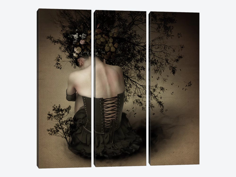 Night Scented Girl by Kiyo Murakami 3-piece Art Print