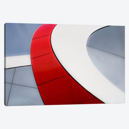 Red Bow Canvas Print #OXM1711} by Luc Vangindertael Canvas Art