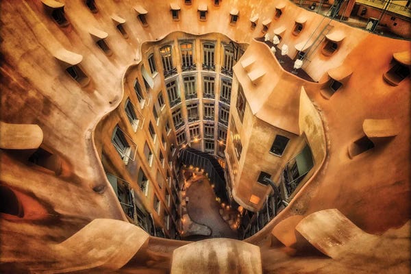 Catalonia: Casa Mila , La Pedrera, Barcelona, Spain by Massimo Cuomo