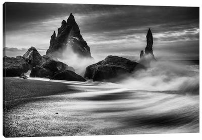 Iceland Rocks Canvas Art Print - 1x Scenic Photography