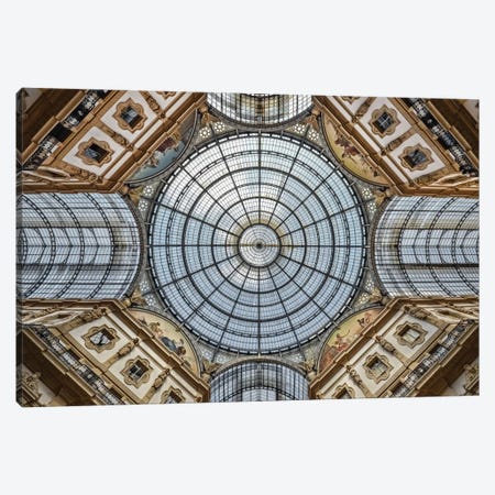 Galleria Vittorio Emanuele II, Milan, Lombardy Region, Italy Canvas Print #OXM2004} by Renate Reichert Canvas Print