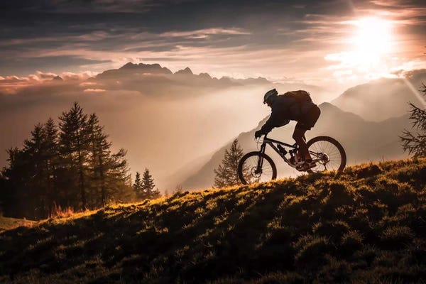Action Shots: Golden Hour Biking by Sandi Bertoncelj
