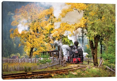 A Sort Of Fairy Tale Canvas Art Print - Train Art