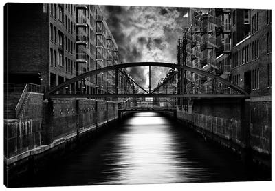 The Other Side Of Hamburg Canvas Art Print - Industrial Art