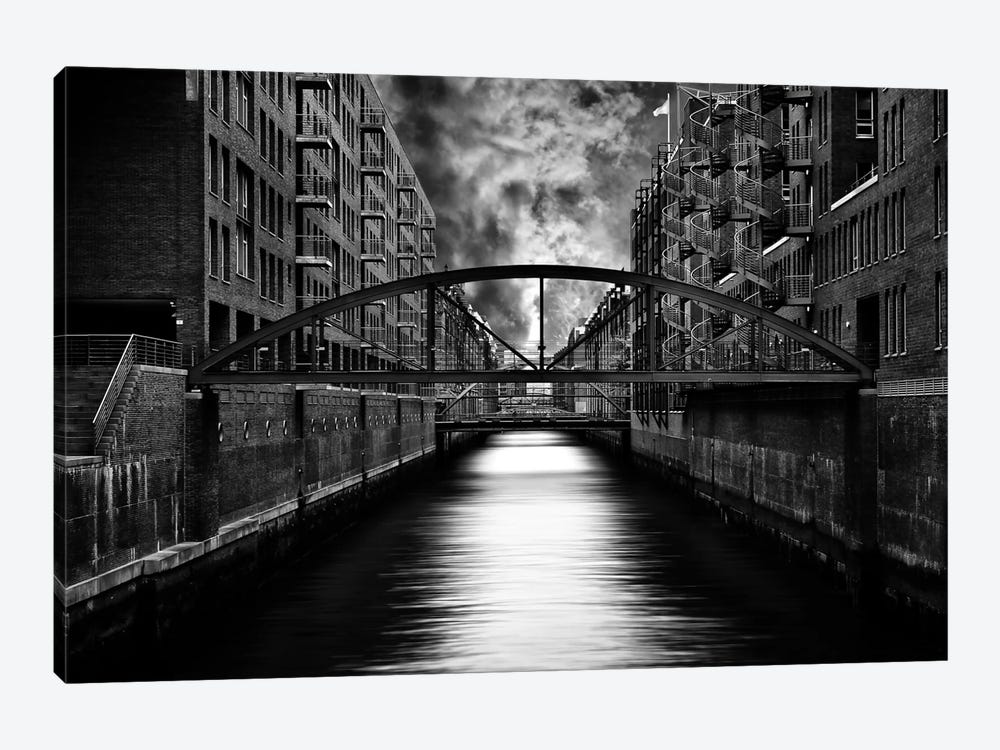 The Other Side Of Hamburg by Stefan Eisele 1-piece Canvas Wall Art