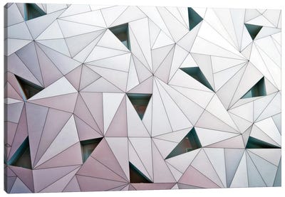 Triangulation I Canvas Art Print - Nordic Simplicity