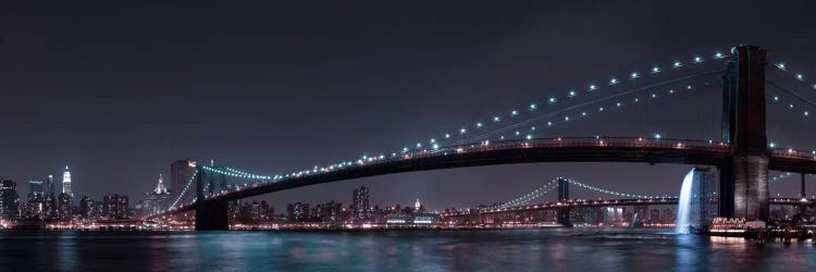 Manhattan Skyline & Brooklin Bridge by Fabien Bravin wall art