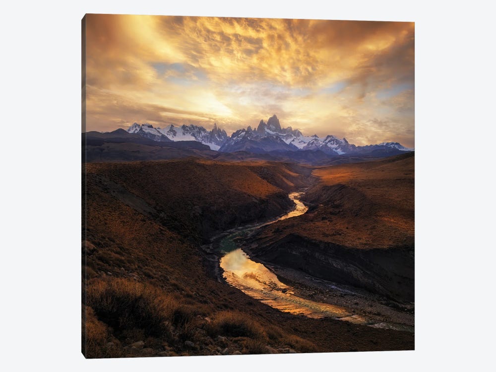 View From The Gorge 1-piece Canvas Wall Art