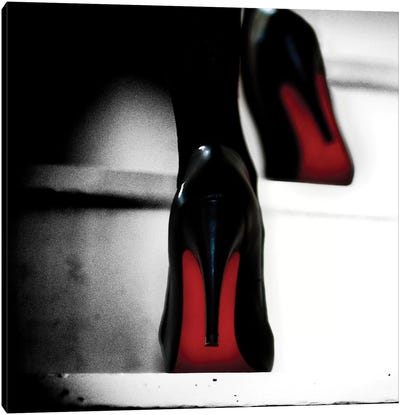 Black & Red Louboutin High Heels Shoes Quote Fine Art Giclee 
