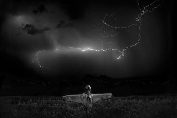 Lightning: The Scarecrow by Yvette Depaepe