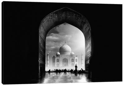 Taj Mahal Canvas Art Print - Arches