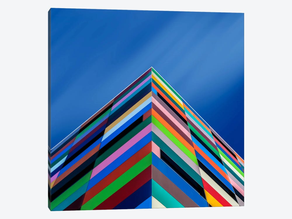 Color Pyramid by Alfonso Novillo 1-piece Canvas Art